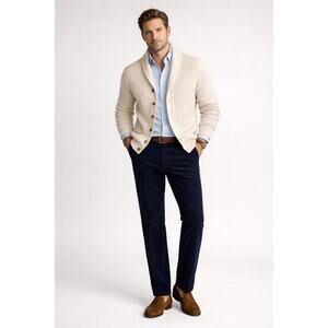 Lauren Ralph Lauren Navy Corduroy Pants Men’s 40x32 Stretch Classic Fit